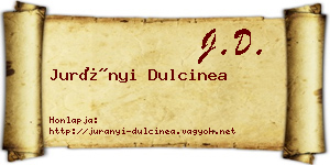 Jurányi Dulcinea névjegykártya